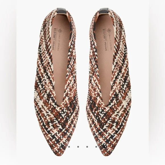 Call It Spring “Milliee” patterned weave ballerinas - Picture 1 of 5